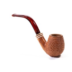 Pipe Santambrogio Rusticated Natural Bent Egg