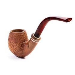 Pipe Santambrogio Rusticated Natural Bent Egg