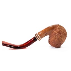 Pipe Santambrogio Rusticated Natural Bent Egg