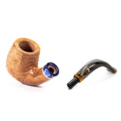 Pipa Santambrogio Rusticata Naturale Bent Billiard