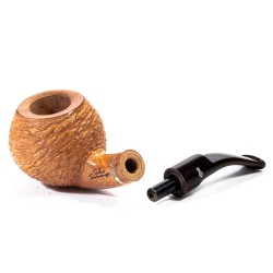 Pipe Santambrogio Rusticated Natural Bent Apple