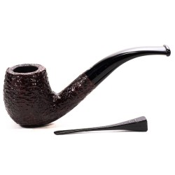 Pipa Savinelli One Starter Kit 601 Rusticata Bent Billiard