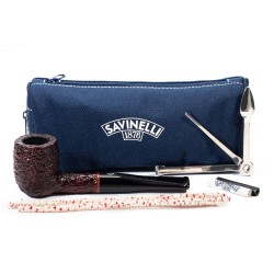 Pipe Savinelli One Starter Kit 106 Rusticated Billiard