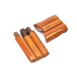 Cigar Case Lubinski for 3 Half Toscano Cigars