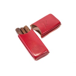 Cigar Case Lubinski for 3 Half Toscano Cigars