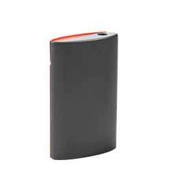 Lubinski Pisa Jet Flame Lighter Anthracite & Red