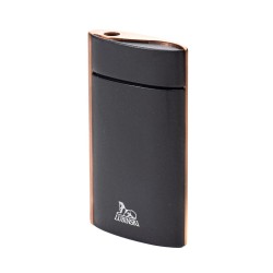 Lubinski Pisa Jet Flame Lighter Black & Rose Gold