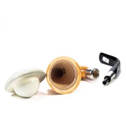 Pipe CPW Calabash Smooth Meerschaum Cap