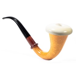 Pipa CPW Calabash Liscia Cap in Schiuma