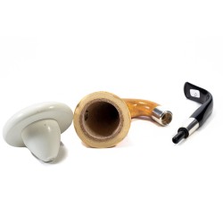 Pipe CPW Calabash Smooth Meerschaum Cap