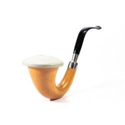 Pipa CPW Calabash Liscia Cap in Schiuma