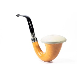 Pipa CPW Calabash Liscia Cap in Schiuma