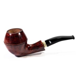 Pipa in Radica Santambrogio Red Liscia Bent Bulldog