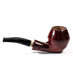 Pipa in Radica Santambrogio Red Liscia Bent Bulldog