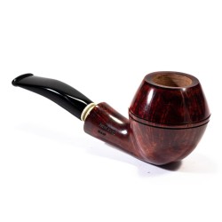 Pipa in Radica Santambrogio Red Liscia Bent Bulldog