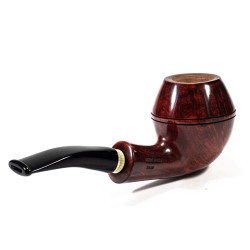 Pipa in Radica Santambrogio Red Liscia Bent Bulldog