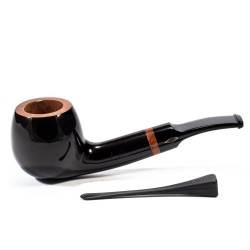 Pipa Brebbia Junior Nera Modello 2766 Bent Pot