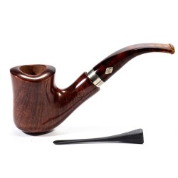 Pipa Brebbia Naif Noce Modello 7069 Bent Billiard