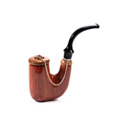 Pipe Brebbia Oom Paul Ambra Smooth Hungarian