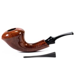 Briar Pipe Brebbia Hornet Pura Walnut Smooth Horn