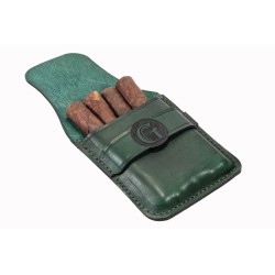 Cigar Case Giovannozzi for 4 Half Toscano Cigars