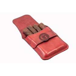 Cigar Case Giovannozzi for 4 Half Toscano Cigars