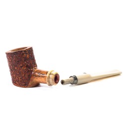 Pipe Luigi Viprati Rusticated Poker