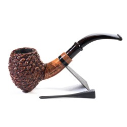 Pipe Luigi Viprati Rusticated Bent Egg