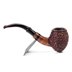 Pipe Luigi Viprati Rusticated Bent Egg