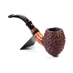 Pipe Luigi Viprati Rusticated Bent Egg