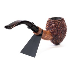 Pipe Luigi Viprati Rusticated Bent Egg