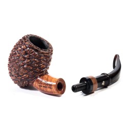 Pipe Luigi Viprati Rusticated Bent Egg