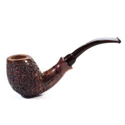 Pipa Luigi Viprati Semi-Rusticata Bent