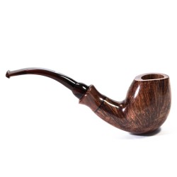 Pipa Luigi Viprati Semi-Rusticata Bent