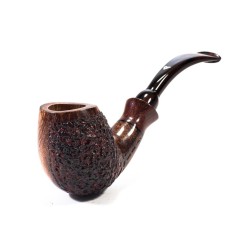 Pipa Luigi Viprati Semi-Rusticata Bent