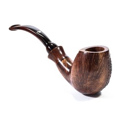 Pipa Luigi Viprati Semi-Rusticata Bent