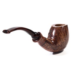 Pipa Luigi Viprati Semi-Rusticata Bent