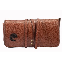 Roll-up Tobacco Pipe Bag Giovannozzi Brown