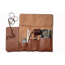 Roll-up Tobacco Pipe Bag Giovannozzi Brown