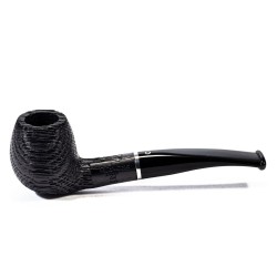 Bog Oak Pipe Talamona Elegant Bent Apple