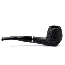 Bog Oak Pipe Talamona Elegant Bent Apple