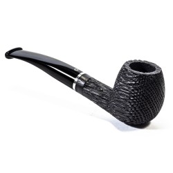 Bog Oak Pipe Talamona Elegant Bent Apple