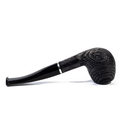 Bog Oak Pipe Talamona Elegant Bent Apple