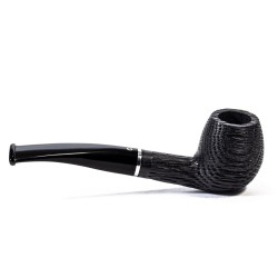 Bog Oak Pipe Talamona Elegant Bent Apple