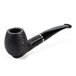 Bog Oak Pipe Talamona Elegant Bent Apple