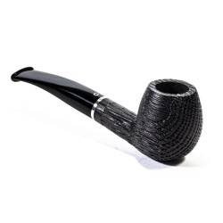 Bog Oak Pipe Talamona Elegant Bent Apple