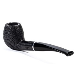 Bog Oak Pipe Talamona Elegant Bent Apple