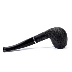 Bog Oak Pipe Talamona Elegant Bent Apple