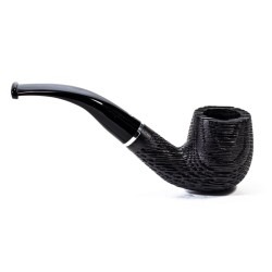 Bog Oak Pipe Talamona Elegant Bent Billiard