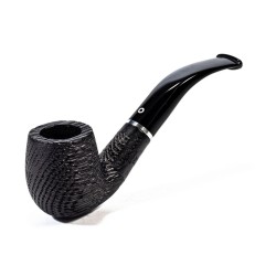 Bog Oak Pipe Talamona Elegant Bent Billiard